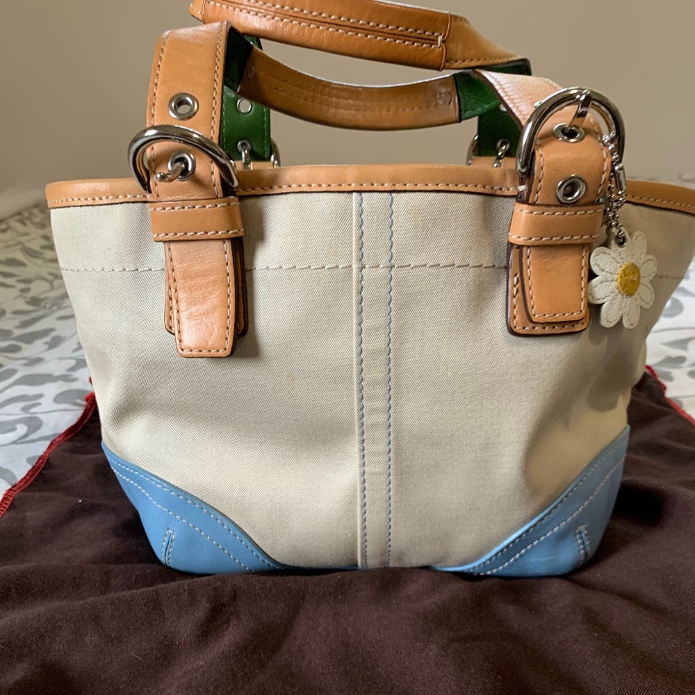 Small Coach bucket Tote